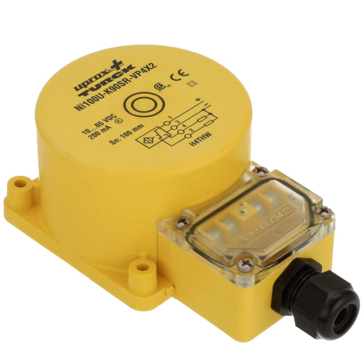 Sensor de Proximidade Turck Ni100u-K90SR-VP4X2 10-65v 200mA - Cabo Eletro
