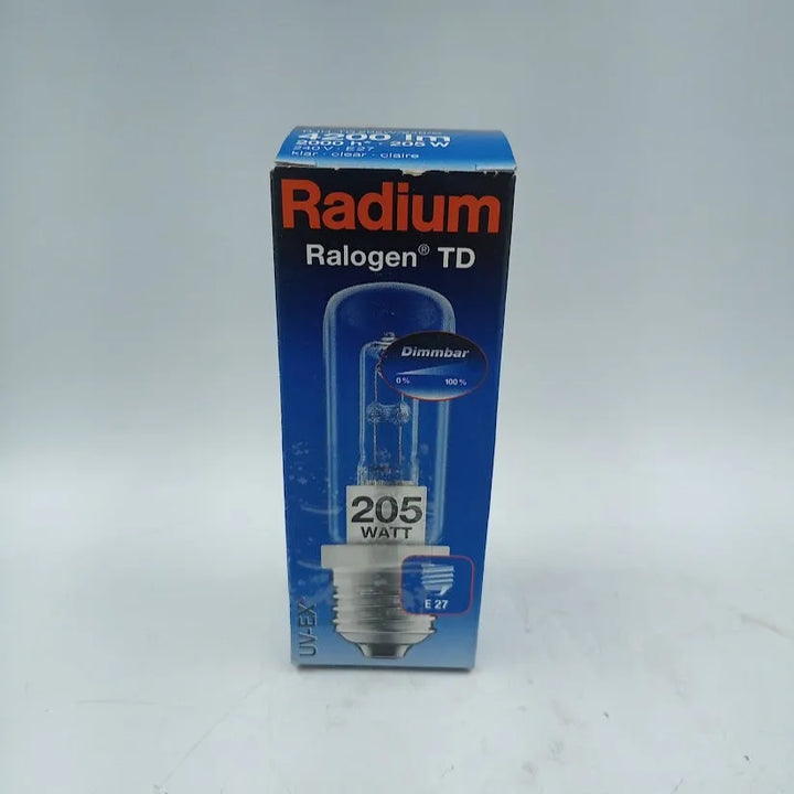 Lâmpada Radium Halógena RJH-TD 205W/240/C 4200im 2000h E27 - Cabo Eletro