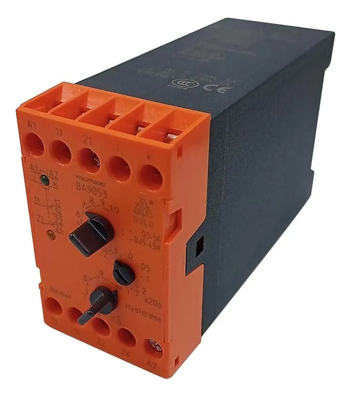 Relé de Corrente DOLD BA9053/013 AC0,5A-5A AC230v 0-20s - Cabo Eletro