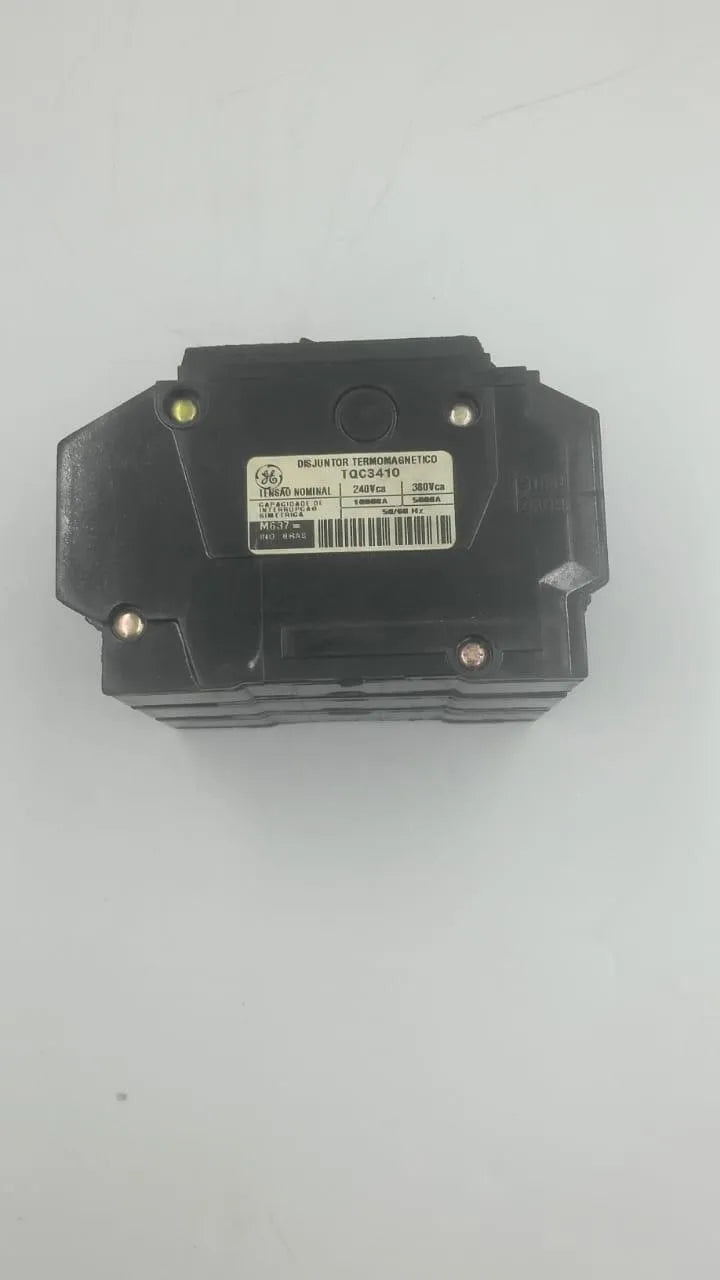 Disjuntor Termomagnético GE TQC3410 3p 10a 415v 5ka - Cabo Eletro