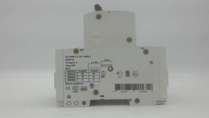 Mini Disjuntor Abb S802S K80 240/415V 50KA - Cabo Eletro