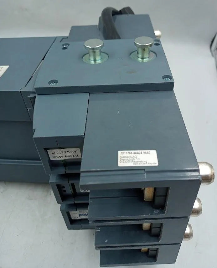 Disjuntor Tripolar Siemens 3VT3763-3AA36-0AA0 65kA 415v - Cabo Eletro