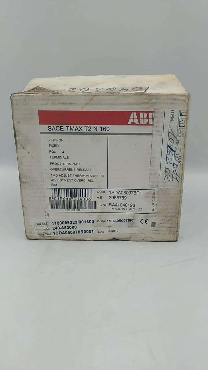 Disjuntor ABB Sace Tmax T2N 160 63A 4P 690v - Cabo Eletro