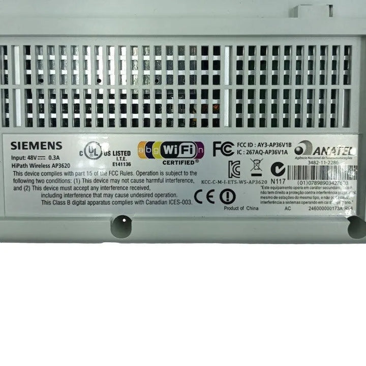 Ponto de Acesso Siemens Enterasys WS-AP3620 48v 0,3A - Cabo Eletro