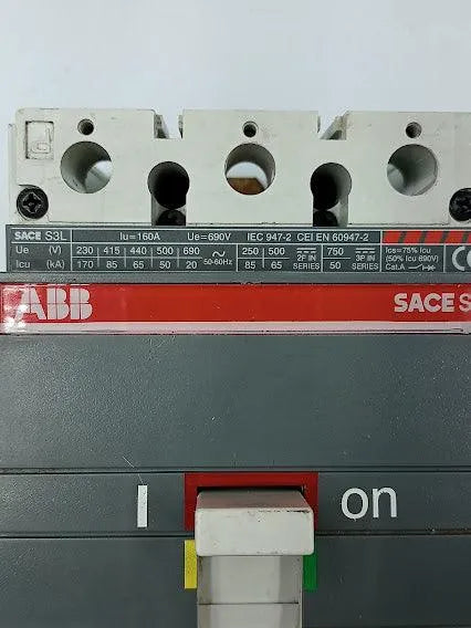 Disjuntor ABB SACE S3L 160 3P 160A 690v - Cabo Eletro