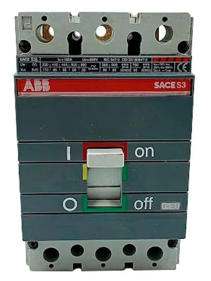 Disjuntor ABB SACE S3L 160 3P 160A 690v - Cabo Eletro