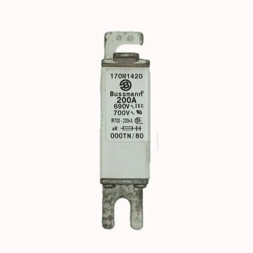 Fusível Ultra Rápido Bussmann 000TN/80 170M1420 200A 690v - Cabo Eletro