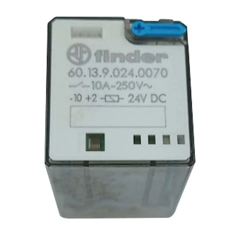 Relé Finder 60,13,9,024,0070 10A-250V Bobina 24vdc 11 Pinos - Cabo Eletro