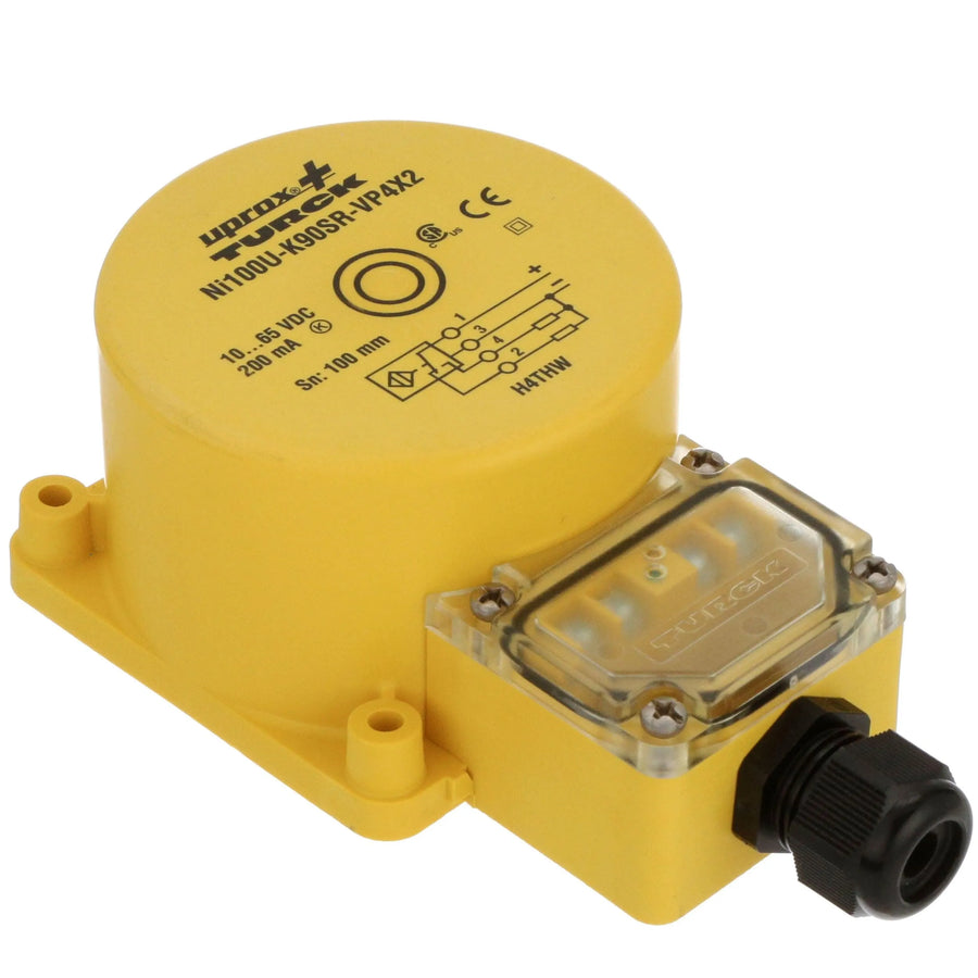 Sensor de Proximidade Turck Ni100u-K90SR-VP4X2 10-65v 200mA - Cabo Eletro